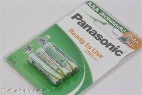 3 x Genuine Panasonic AAA Ni-MH DECT Cordless Telephone Batteries ...