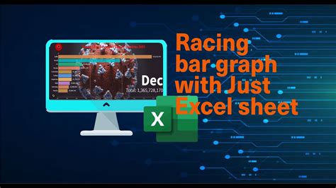 How to make racing bar graph with excel sheet - YouTube