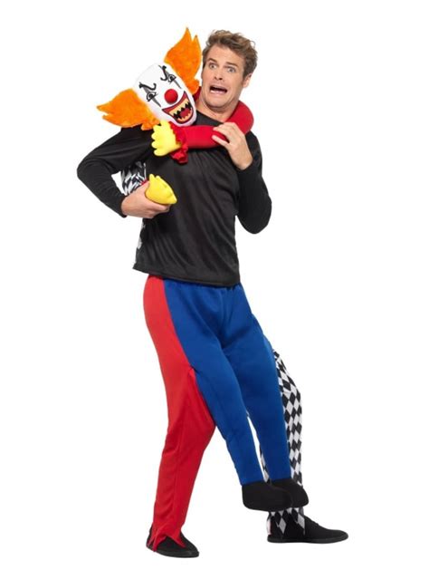 Piggyback Kidnapping Clown Costume for Adults. Express delivery | Funidelia