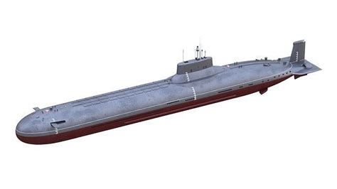 Typhoon-class Submarine 3D model | CGTrader