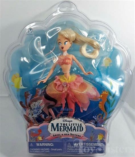 Disney Store Little Mermaid Ariel & Her Sisters Arista Doll - Toy Sisters