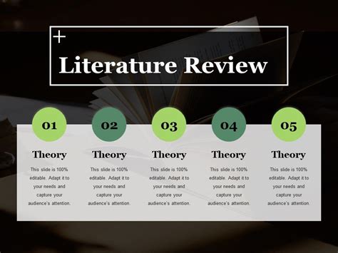 Literature Review Ppt Summary Slide Portrait | PowerPoint Shapes | PowerPoint Slide Deck ...