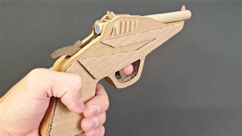 Pistol Cardboard Gun Template