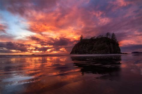 Ruby Beach Reflection Sunset | A photo I took at Ruby Beach … | Flickr