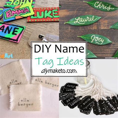 Name Tag Ideas For Preschoolers - Free Printable Templates