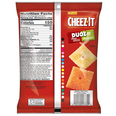 Cheez-It Duoz® Sharp Cheddar & Parmesan Crackers