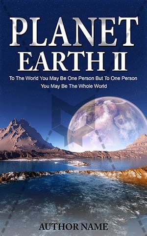 Educational Book cover Design - Planet Earth 2