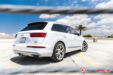 White on White Audi Q7 Customized in the Front and at the Rear — CARiD.com Gallery