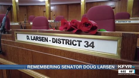 ND Senate colleagues remember Senator Doug Larsen - YouTube