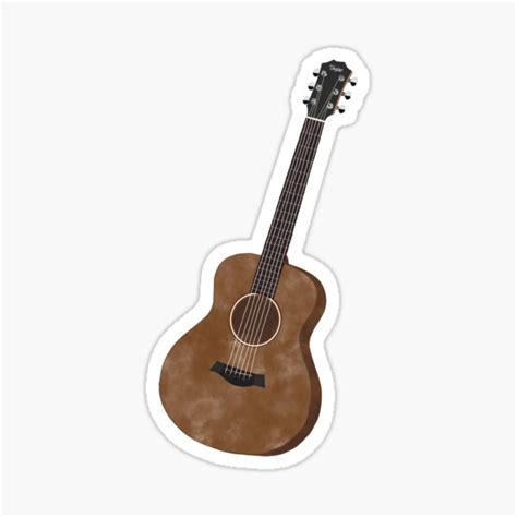 "Taylor Guitar" Sticker for Sale by MKnowltonArt | Redbubble