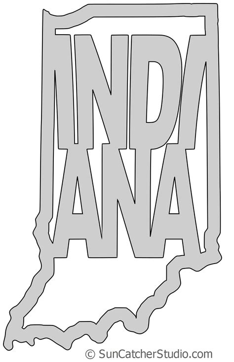 Indiana Outline Vector at Vectorified.com | Collection of Indiana ...