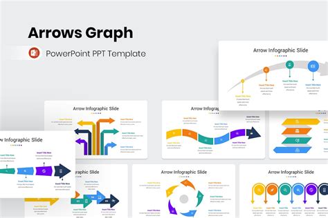 Arrows Graph PowerPoint Template | Nulivo Market