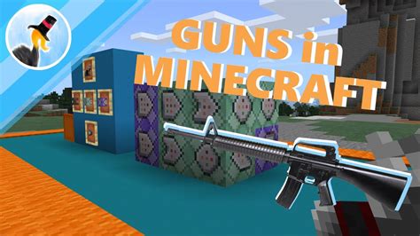 GUNS in Minecraft!: Minecraft Command Block Tutorial - YouTube