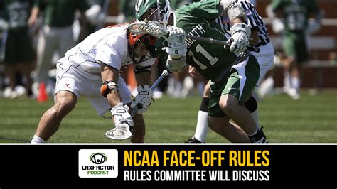 NCAA Face-Off Rules Under Review Again (LaxFactor Lacrosse Podcast #44) | Custom Lacrosse ...