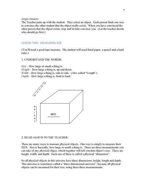 Step 2 - Science 1 - Measurements & Tools — Steps