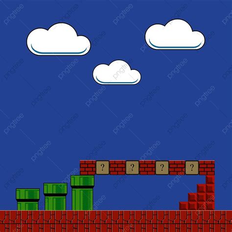 Bricks On Mario PNG Transparent Images Free Download | Vector Files ...