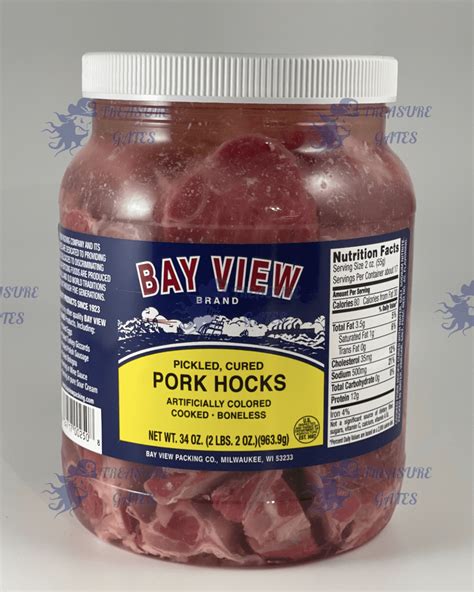 Bayview Brand Tavern Style Pickled Pork Hocks - 34 oz. Jar - Bar Food - Walmart.com