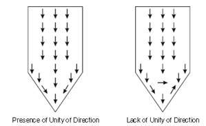 Explain unity of direction through diagrams and flow charts - Business ...