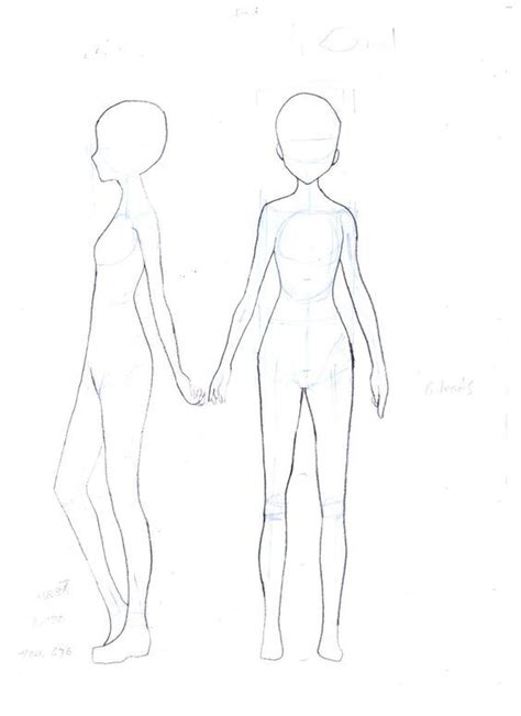 Poses Cuerpo Anime Plantillas De Dibujo Anime Download dibujos animados ...