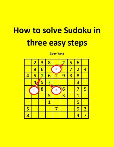 Joyousave: How to solve Sudoku in three easy steps?