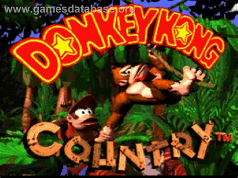 Donkey Kong Country - Nintendo SNES - Games Database