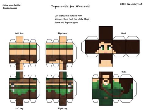 Minecraft Skins 3D Cut Out | MineCraft Party | Pinterest | D, Papercraft and Minecraft skins