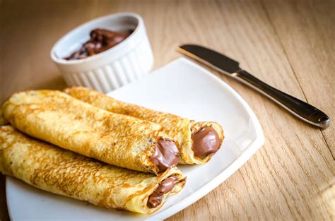 Crepes de Nutella y plátano