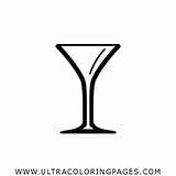 Martini Glass Coloring Page  Ultra Coloring Pages sketch template