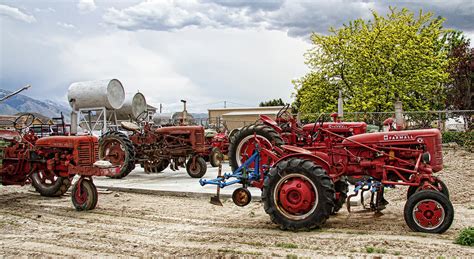 Farmall Tractors Photograph by Nick Gray