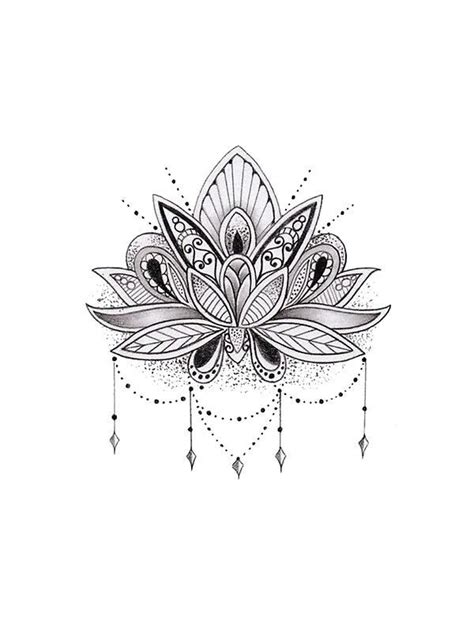 Mandala Lotus Flower by mermaidnatalie #mandalatattoo | Lotus flower ...