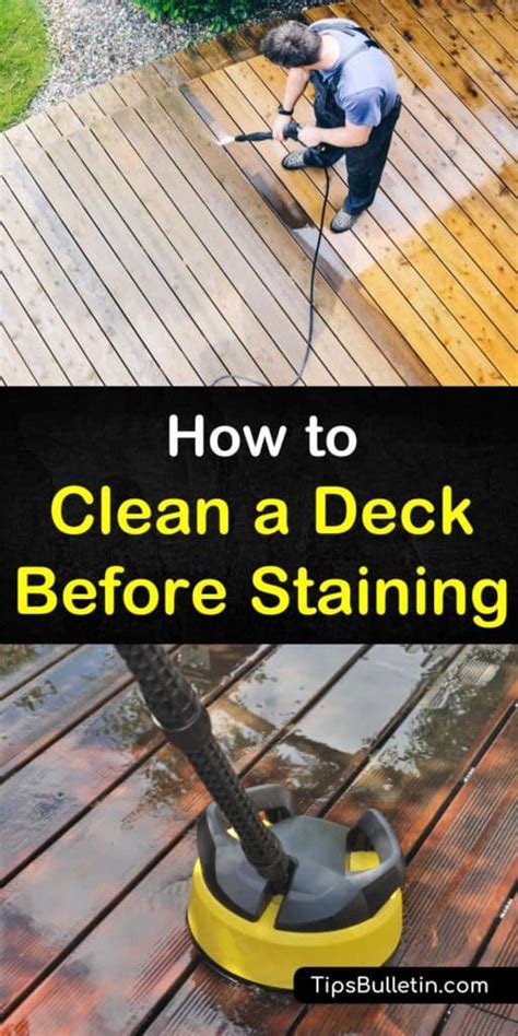 5 Handy Ways to Clean a Deck Before Staining It