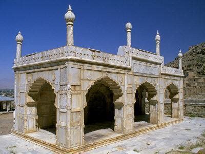 'Kabul, Marble Pavilion in the Grounds of Babur's Garden Where His Tomb ...