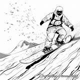 Snowboard Coloring Pages  Free & Printable sketch template
