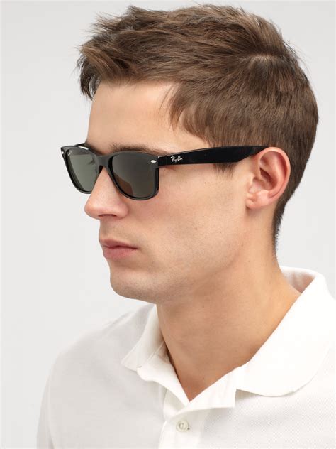 Ray-ban New Wayfarer Sunglasses in Black | Lyst