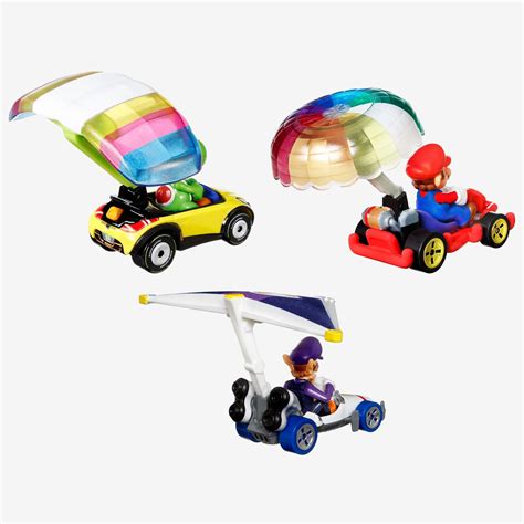 Hot Wheels Mario Kart Character Cars 3-Pack – Mattel Creations