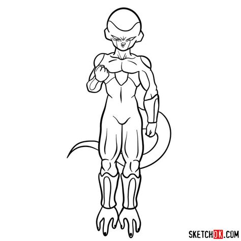 Frieza Drawing Easy - Frieza Draw Dragon Ball Drawing Drawings Goku Dbz ...