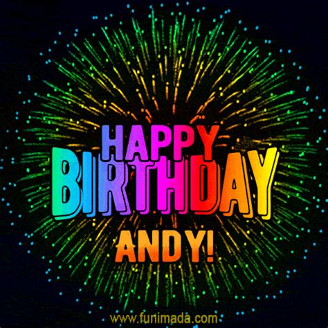 Happy Birthday Andy GIFs for Him - Download on Funimada.com