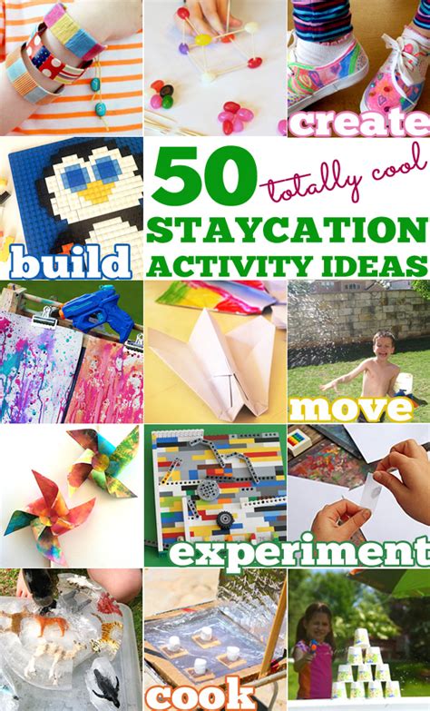 50+ Awesome Staycation Ideas for Kids: Screen Free Fun at Home!