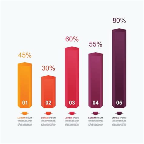 Premium Vector Bar Chart Infographic Chart Infographic Infographic ...