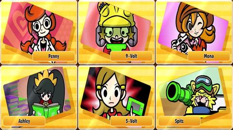 Warioware Character List