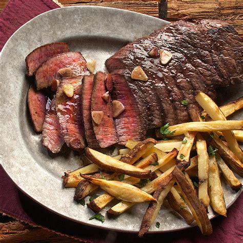 Steak and chips with Pepper sauce - Osius Bone Broth