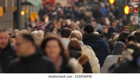 Crowd People Walking Street Stock Photo 1379935829 | Shutterstock