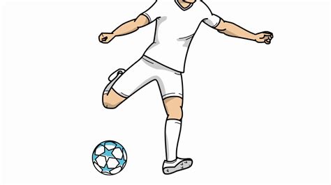 A Boy Playing Football Drawing - Find this pin and more on boy playing ...