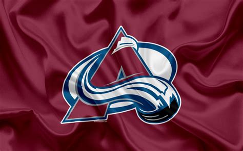 Download wallpapers Colorado Avalanche, hockey, National Hockey League, NHL, emblem, logo ...