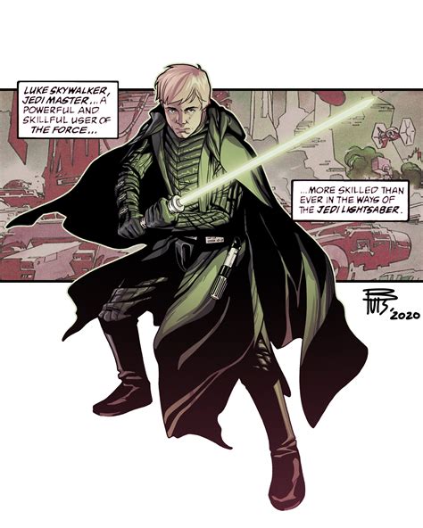 Luke Skywalker Comic Art