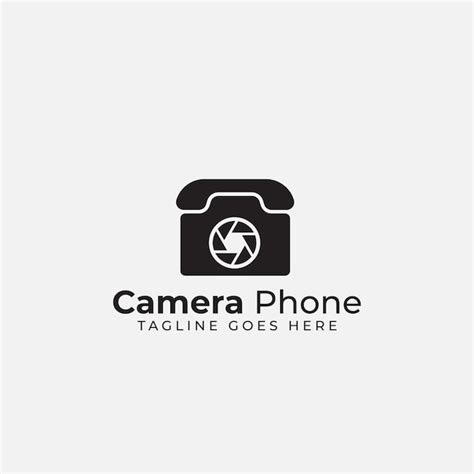 Premium Vector | Telephone and camera logo design icon