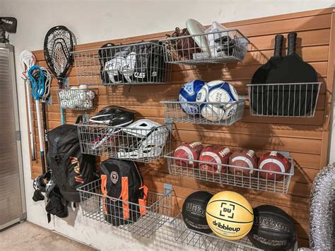 How to Organize Sports Equipment in the Garage - Practical Perfection