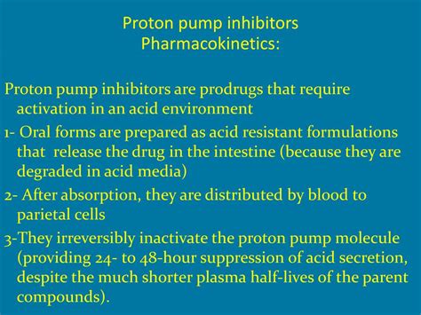 Pump: Inhibitors Of Proton Pump