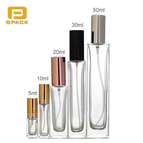 Cheapest Price 5ml 10ml 20ml 30ml 50ml Small Mini Perfume Bottle with Screw Crimp Pump Sprayer ...