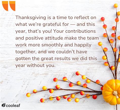 How to Send a Message of Gratitude to Your Employees This Thanksgiving | Cooleaf